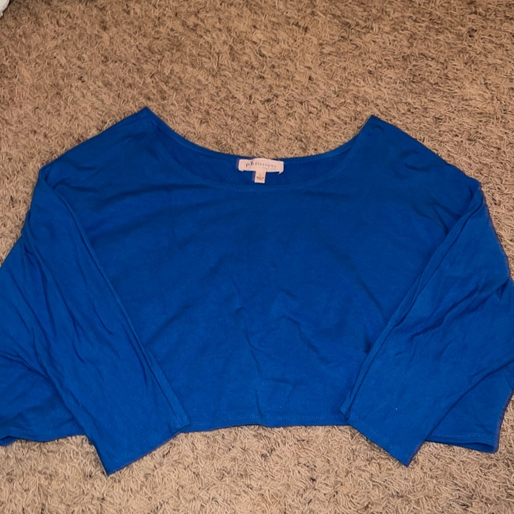 Blue Cropped Top